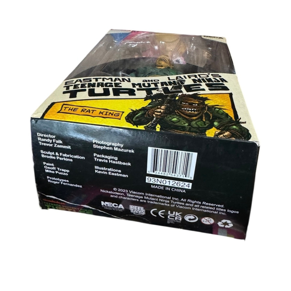New The Rat King Action Figure, TEENAGE MUTANT NINJA TURTLES, NECA - Picture 2 of 4